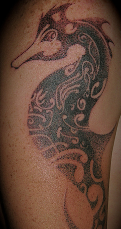 tatouage hippocampe